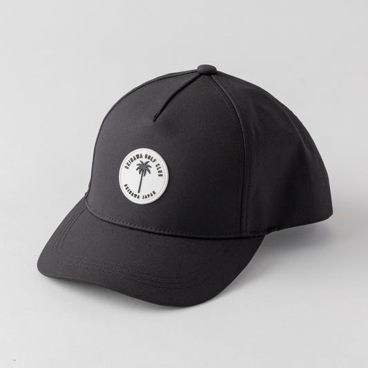 Baseball 5panel Circle Palm Silicon Rubber BK