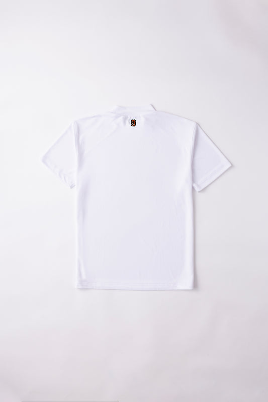*NEW-2026HS*【UNISEX】Standard Mock neck Shirt Circle Flag Higa FP WH