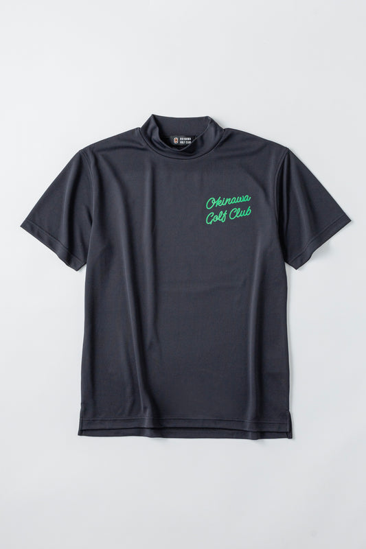 【 UNISEX 】Sora Standard_Mock neck Shirt BK