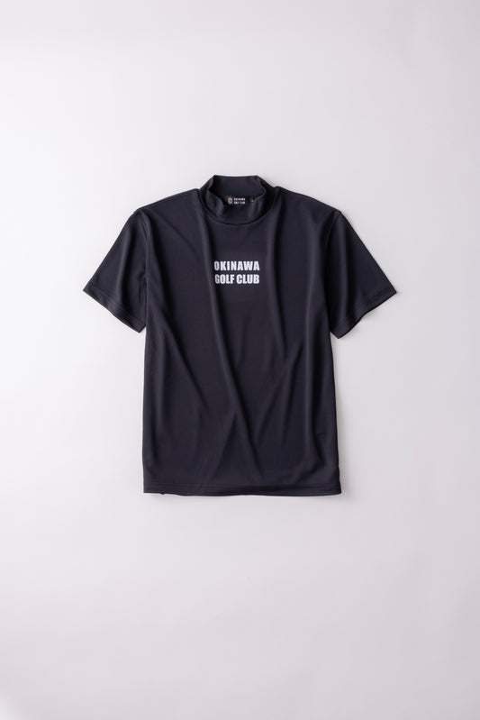 *NEW-2026SS*【UNISEX】Standard Mock neck Shirt Don't Be a Chicken Higa-kun BK