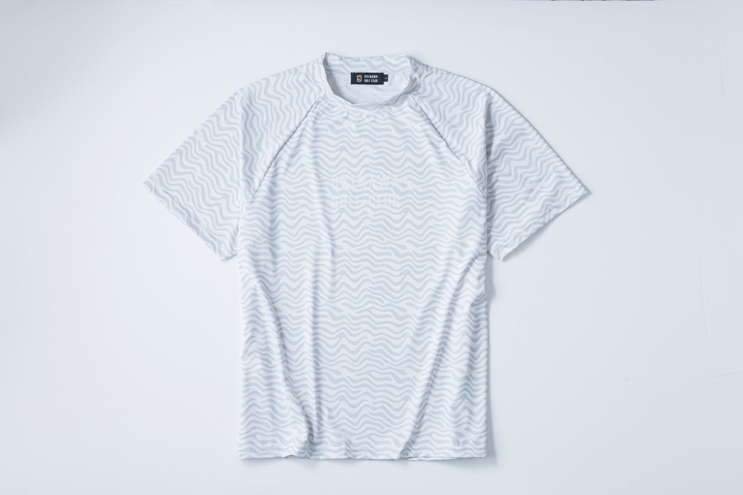 【 UNISEX 】 Kuina Wave Raglan Mock neck Shirt