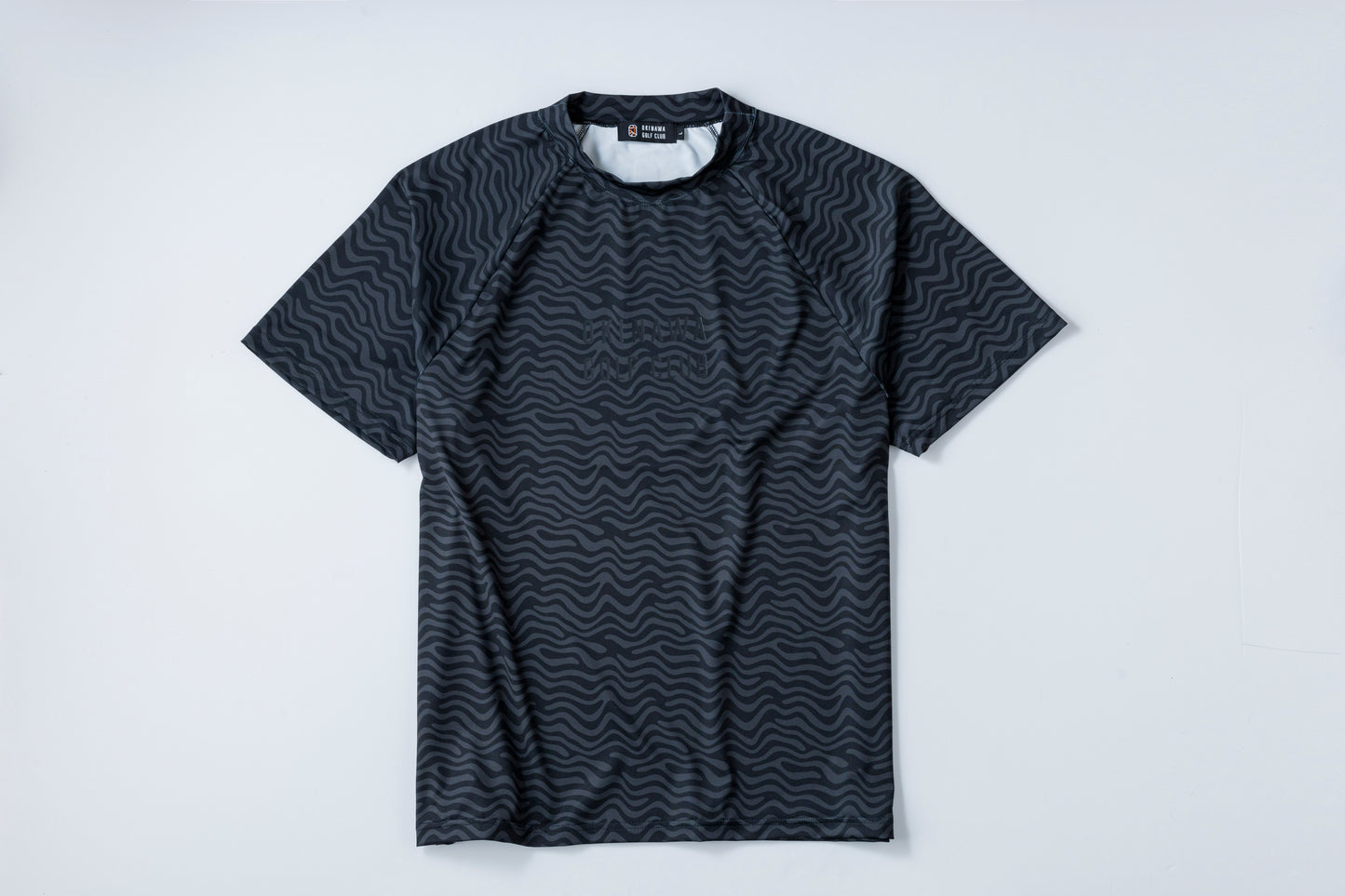 【 UNISEX 】 Kuina Wave Raglan Mock neck Shirt