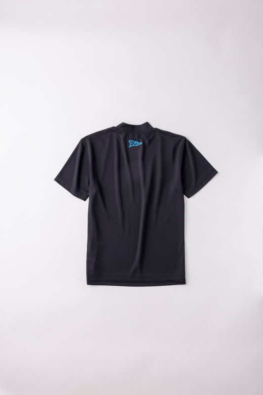 *NEW*【UNISEX】Standard Mock neck Shirt Vintage Shisa BK