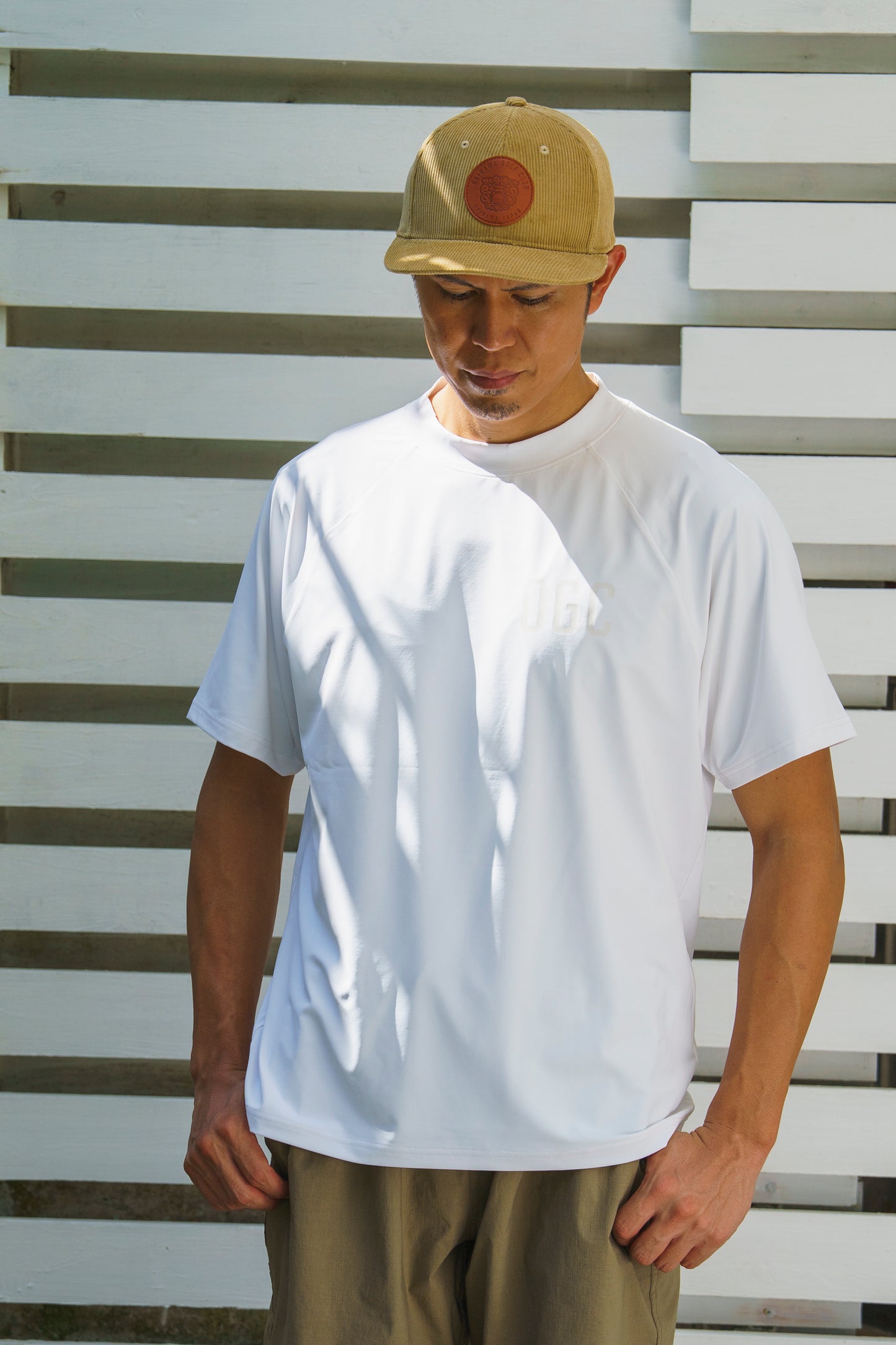 Flat Visor 6panel Circle Shisa Corduroy BE