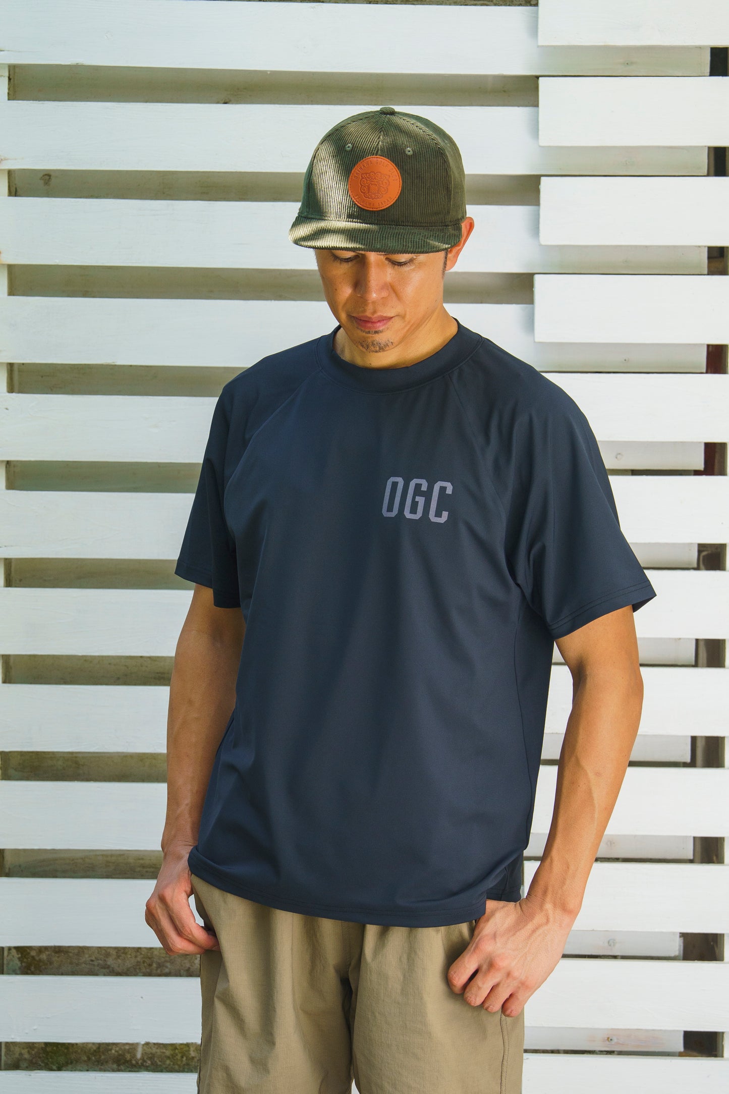 *NEW*Flat Visor 6panel Circle Shisa Corduroy