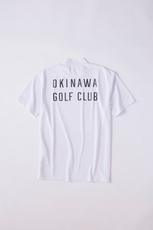 *NEW*【UNISEX】Standard Mock neck Shirt G"O"LF×Logotype WH