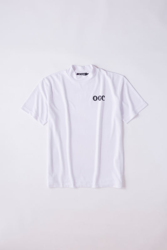 *NEW*【UNISEX】Standard Mock neck Shirt Circle Cart Higa BP WH