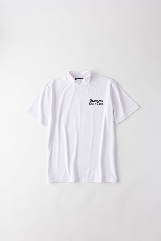 【UNISEX】Standard Mock neck Shirt Cart Higa-kun 4way WH