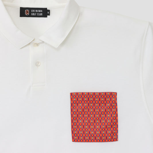 【Men】 CORAL POLO Mesh Block