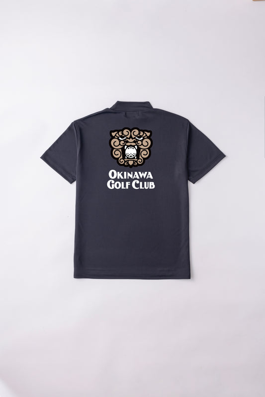 ＊NEW-2026HS＊【UNISEX】Standard Mock neck Shirt LockupHS Shisa BK