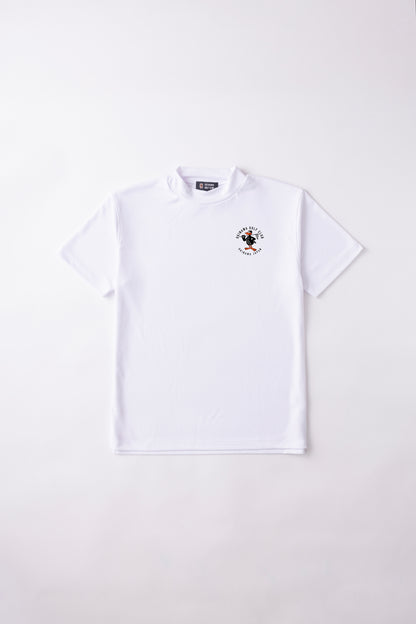 ＊NEW-2026HS＊【UNISEX】Standard Mock neck Shirt Circle Flag Higa FP WH