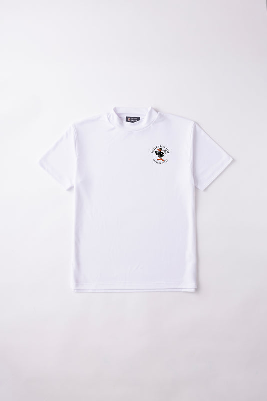 ＊NEW-2026HS＊【UNISEX】Standard Mock neck Shirt Circle Flag Higa FP WH
