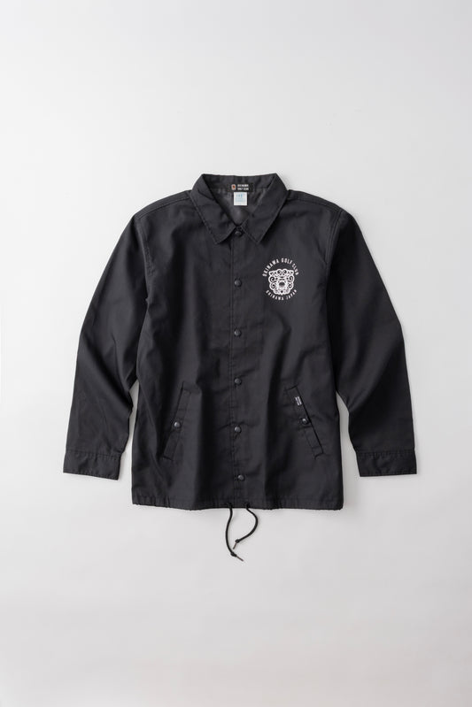 ＊NEW＊【UNISEX】Coach Jacket Circle Shisa BK