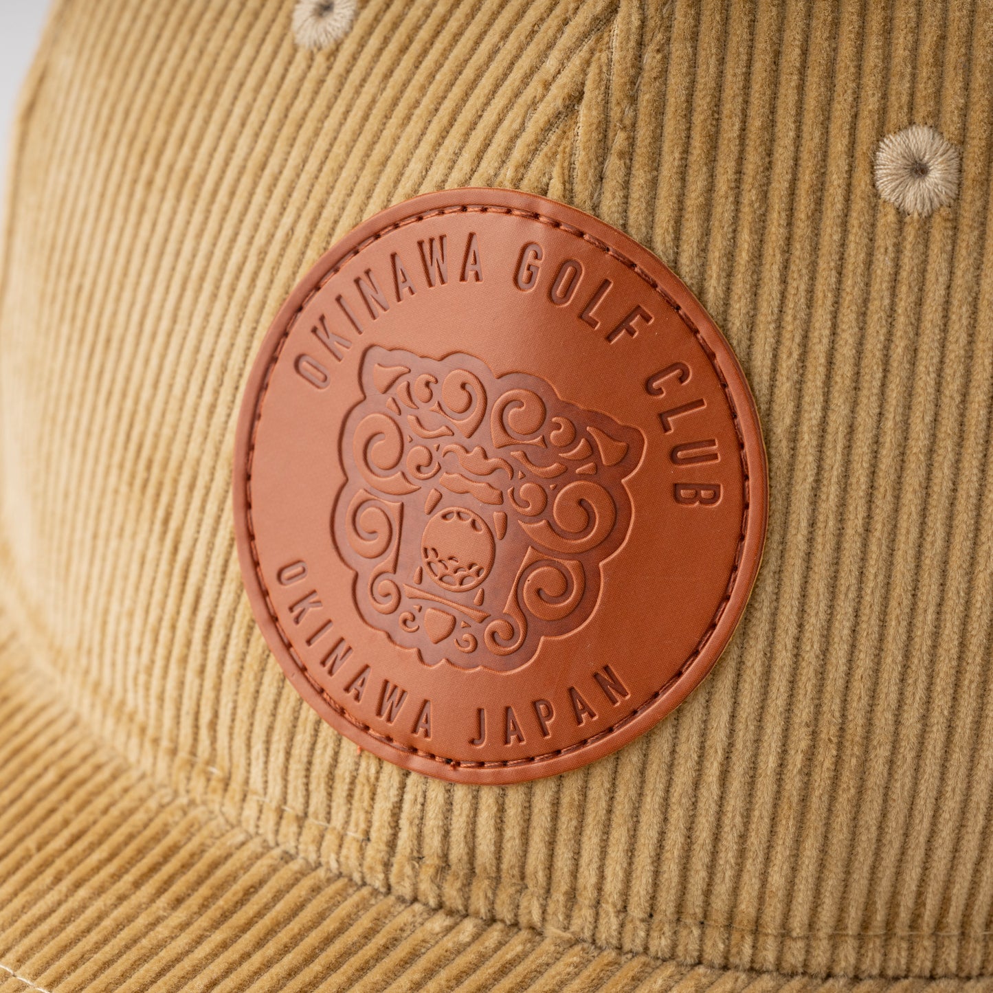 ＊NEW＊Flat Visor 6panel Circle Shisa Corduroy