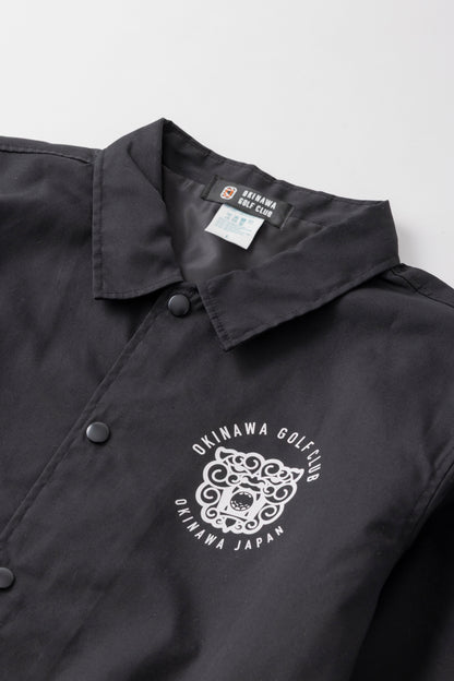 ＊NEW＊【UNISEX】Coach Jacket Circle Shisa BK