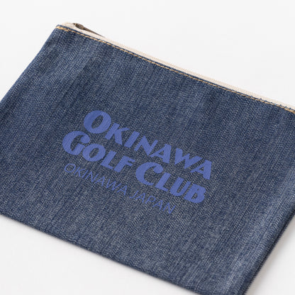 ＊NEW＊ Denim Pouch Logotype_HS (M)