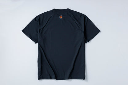【 UNISEX 】 Logotype  Raglan  Mock neck Shirt