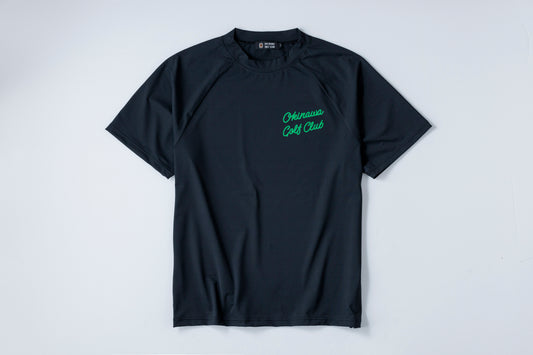 【 UNISEX 】 Sora  Raglan Mock neck Shirt BK
