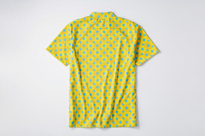 【 UNISEX 】Fruit Mock neck Shirt Pine