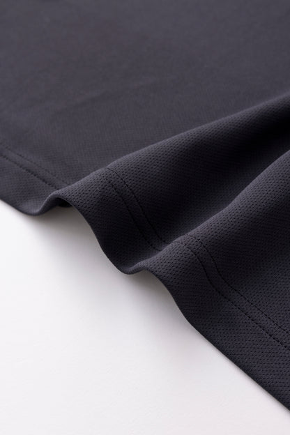 5月末再入荷 ＊NEW-2026SS＊【UNISEX】Standard Mock neck Shirt Take it easy Cart Higa-kun BK
