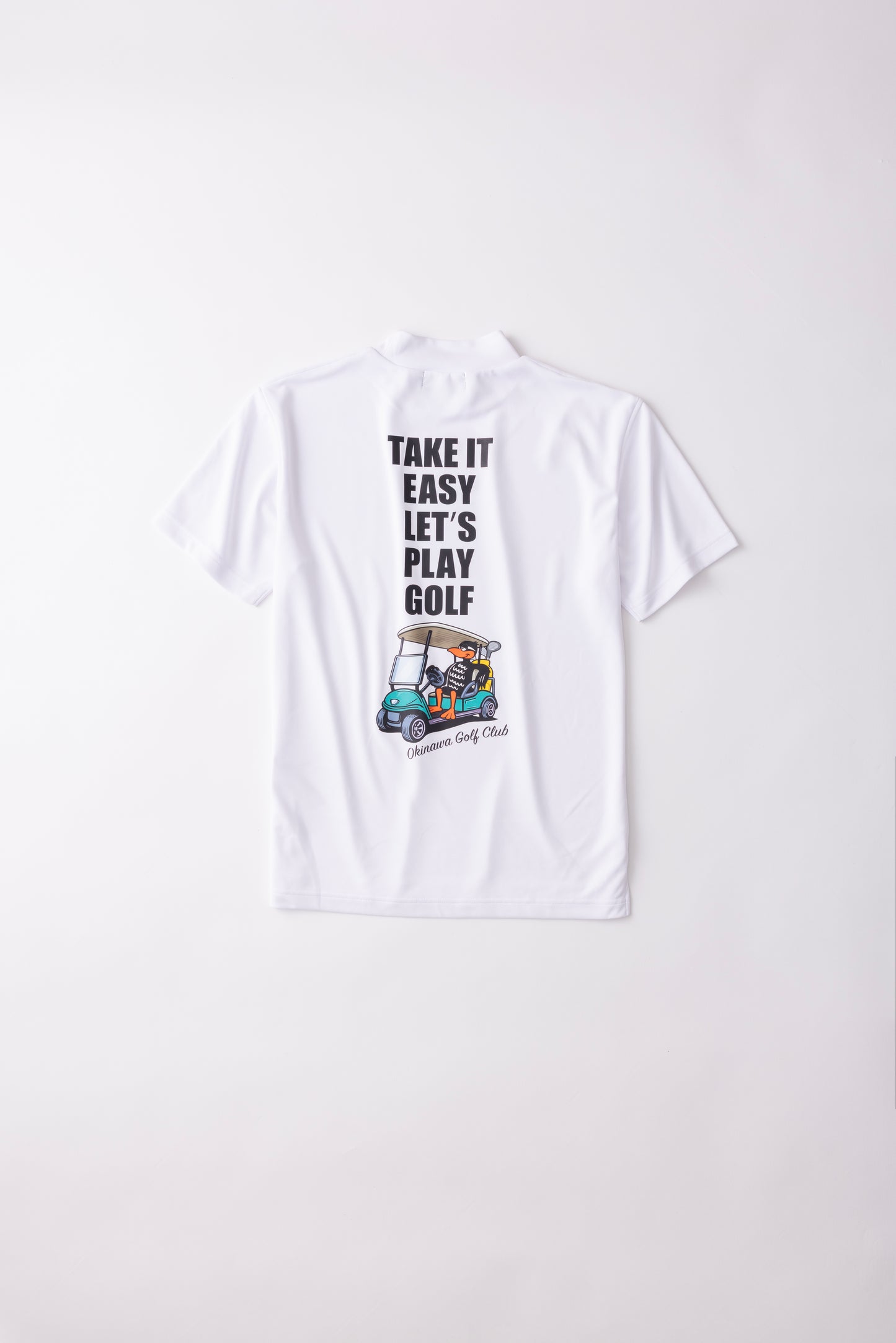5月末再入荷 ＊NEW-2026SS＊【UNISEX】Standard Mock neck Shirt Take it easy Cart Higa-kun WH