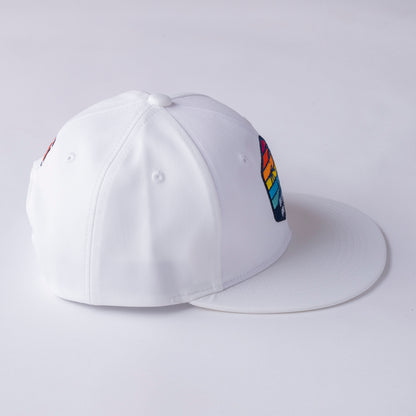 ＊NEW＊Flat Visor 6panel Hexagon Palm WH