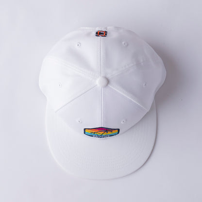 ＊NEW＊Flat Visor 6panel Hexagon Palm WH
