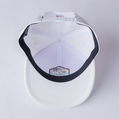 ＊NEW＊Flat Visor 6panel Hexagon Palm WH