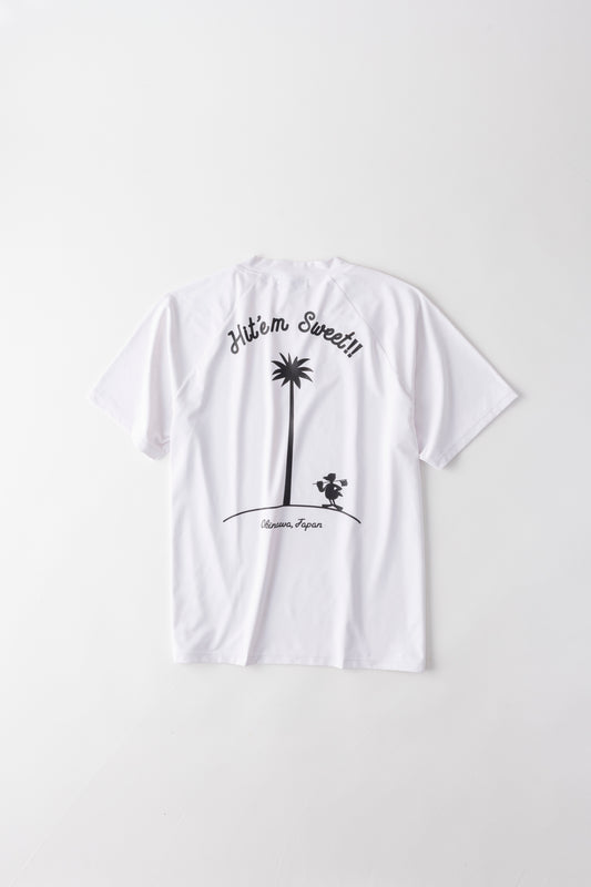 ＊NEW＊【UNISEX】Raglan Mock neck Shirt Hit’em Sweet Palm 4way