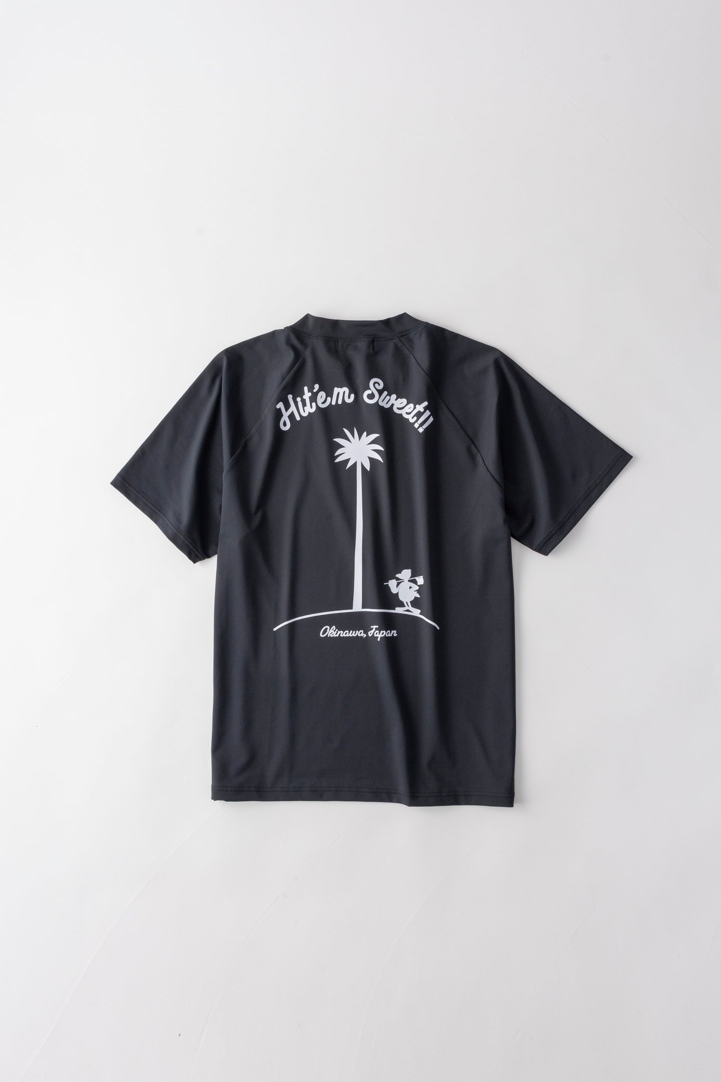 ＊NEW＊【UNISEX】Raglan Mock neck Shirt Hit’em Sweet Palm 4way