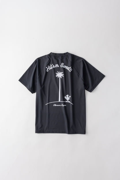 ＊NEW＊【UNISEX】Raglan Mock neck Shirt Hit’em Sweet Palm 4way