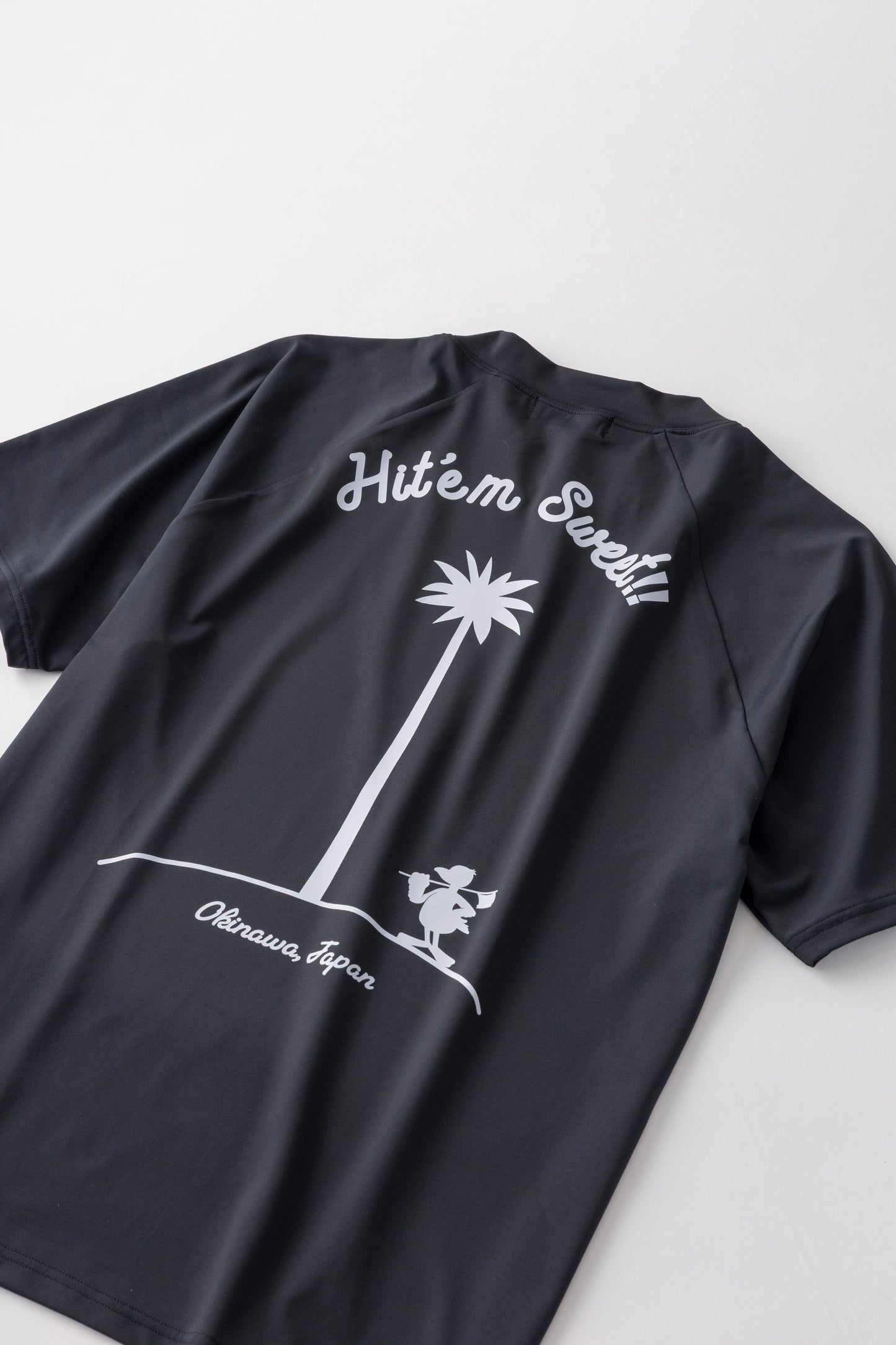 ＊NEW＊【UNISEX】Raglan Mock neck Shirt Hit’em Sweet Palm 4way