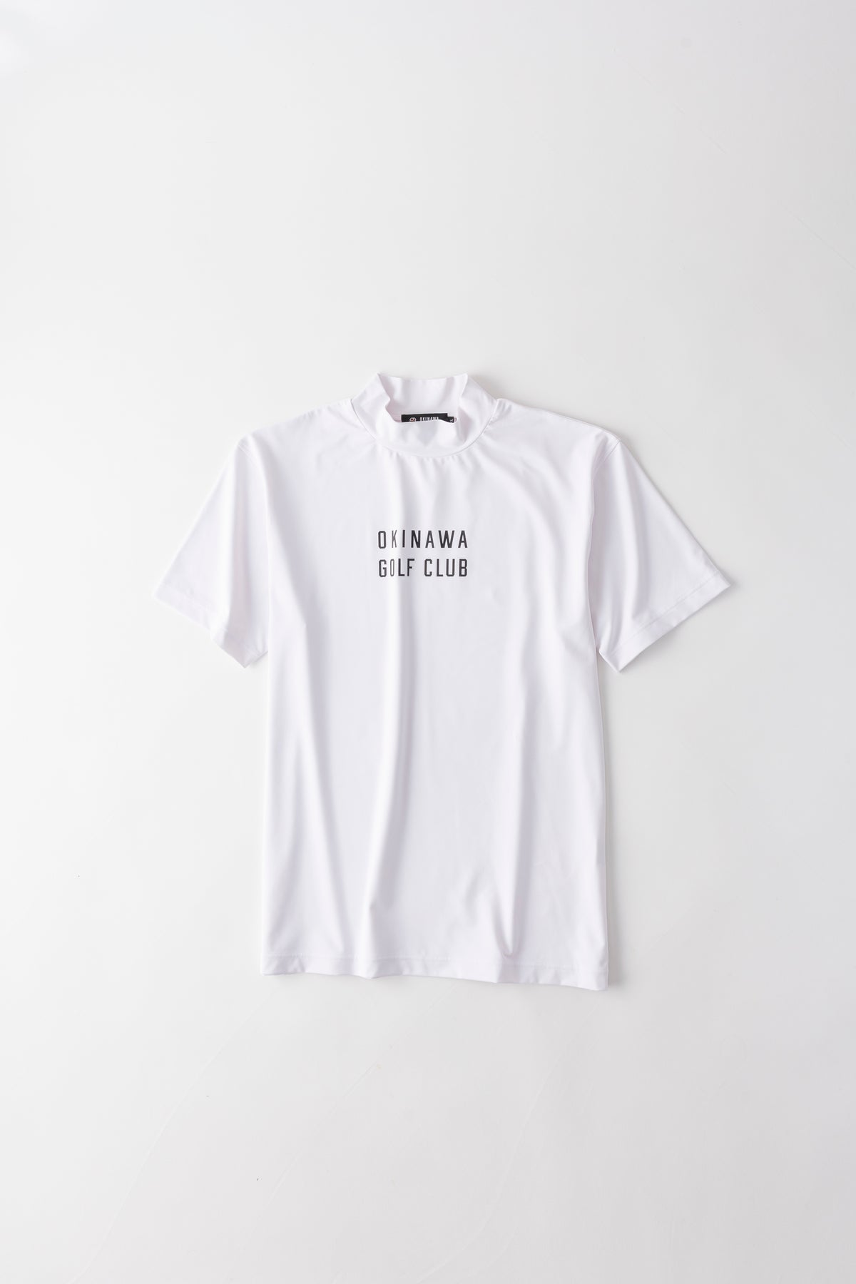 【UNISEX】Standard Mock neck Shirt Hit'em Sweet Palm WH