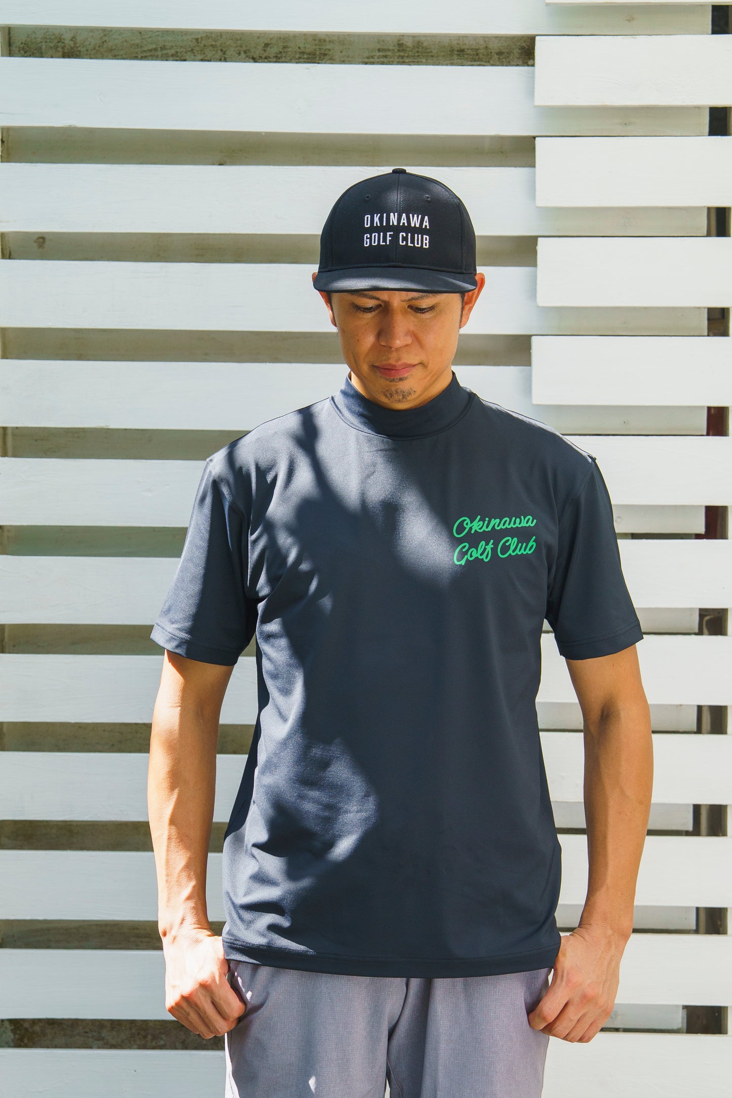 ＊NEW＊【UNISEX】Standard Mock neck Shirt Sora 4way