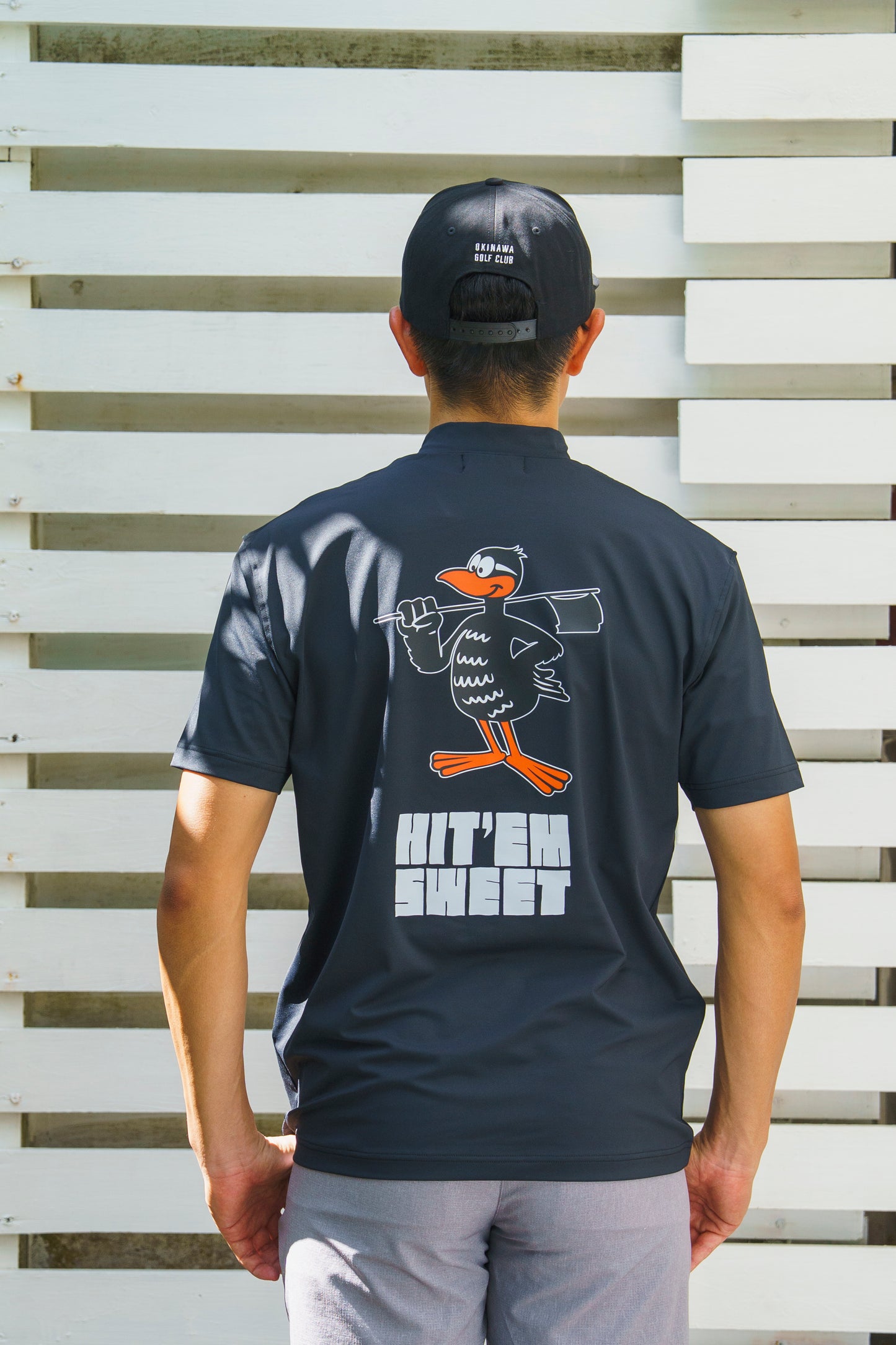 ＊NEW＊【UNISEX】Standard Mock neck Shirt Flag Higa-kun 4way