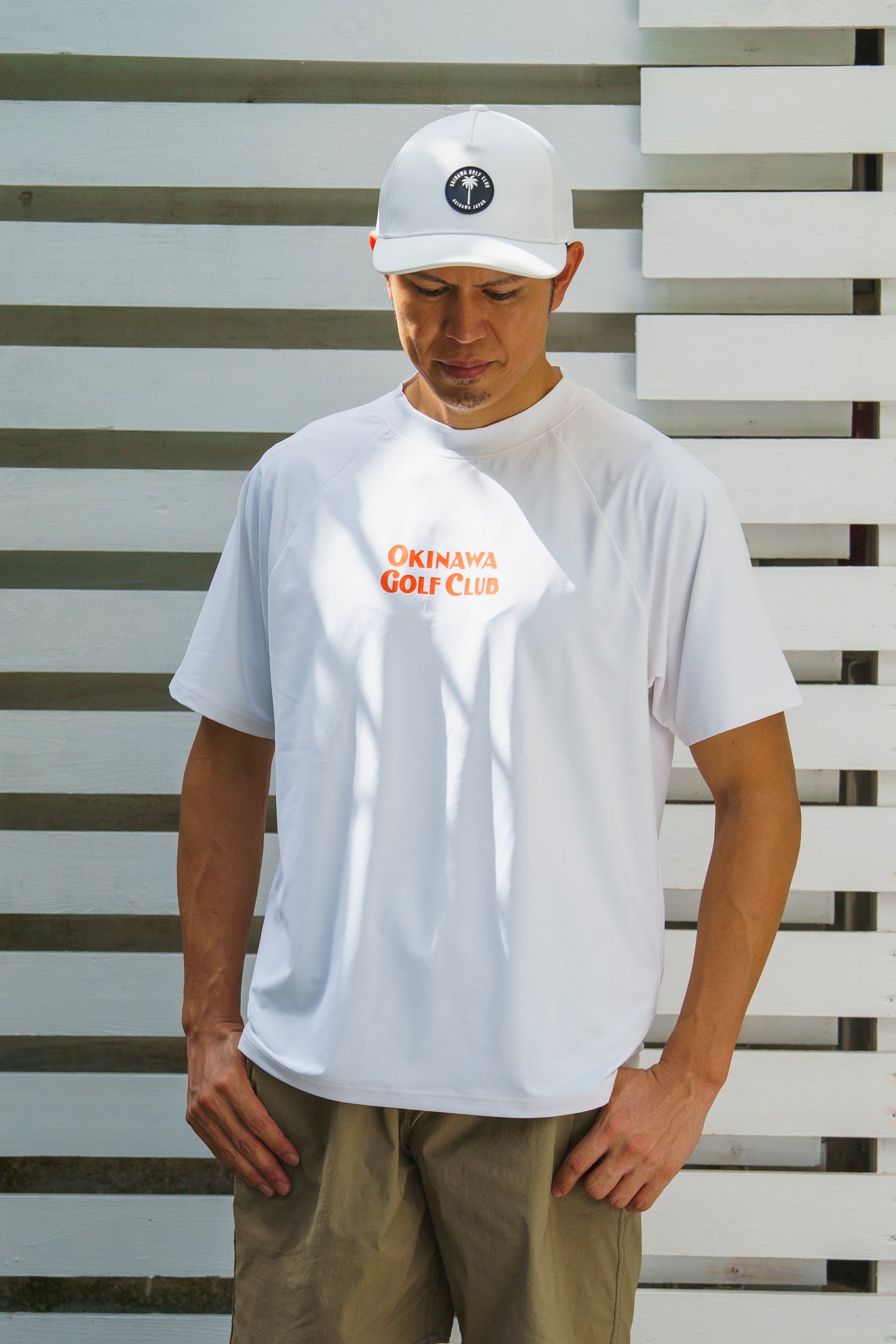 ＊NEW＊【UNISEX】Raglan Mock neck Shirt Chill Golf Life Cart Higa-kun 4way