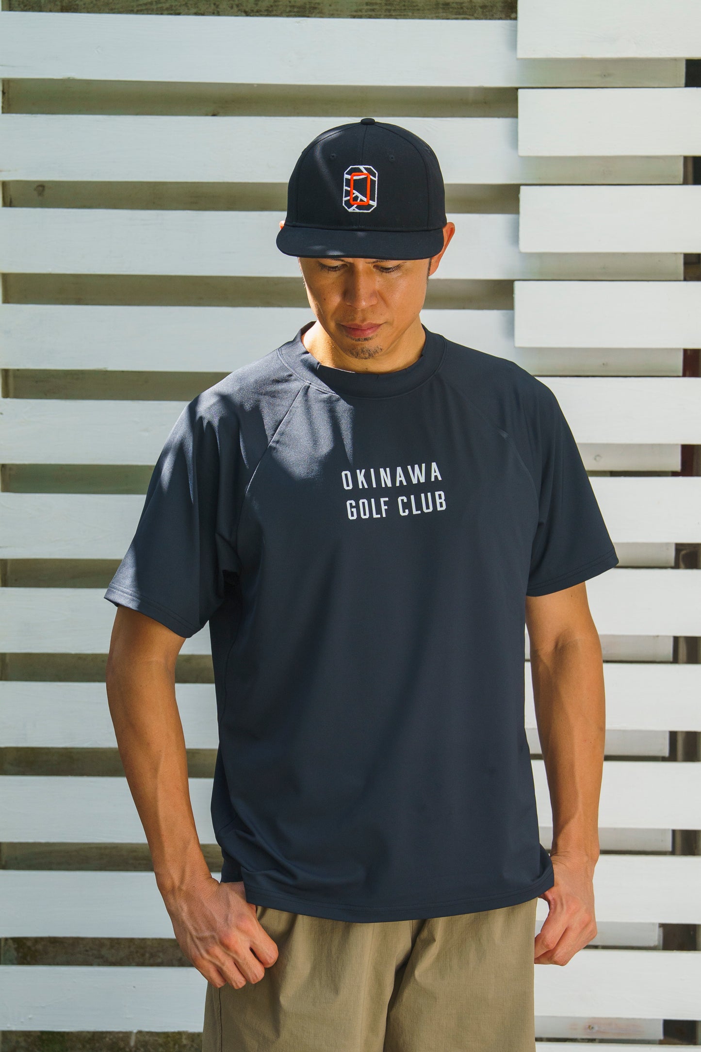 ＊NEW＊【UNISEX】Raglan Mock neck Shirt Hit’em Sweet Palm 4way