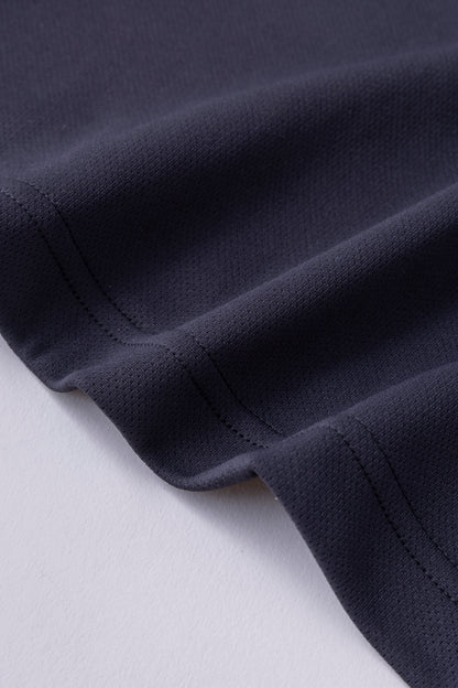 ＊NEW＊【UNISEX】Standard Mock neck Shirt Chill Golf Life Cart Higa-kun BK