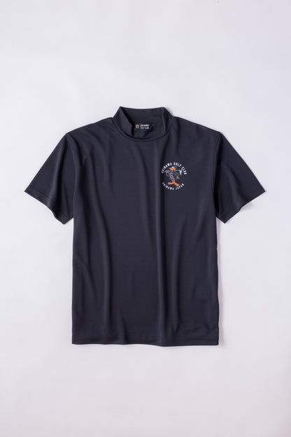 再入荷！＊NEW-2026HS＊【UNISEX】Standard Mock neck Shirt Circle Flag Higa FP BK