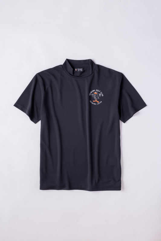 再入荷！＊NEW-2026HS＊【UNISEX】Standard Mock neck Shirt Circle Flag Higa FP BK