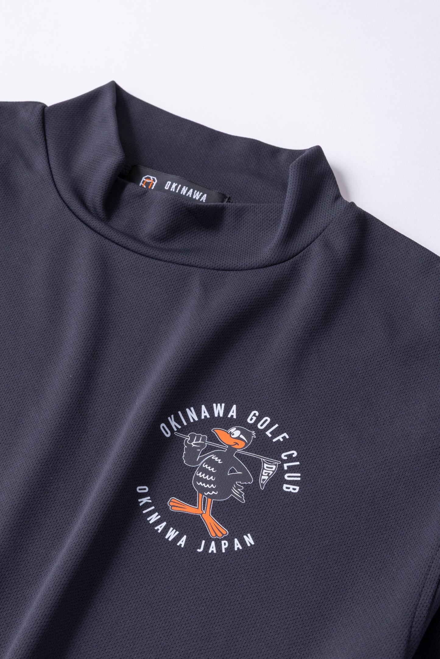 再入荷！＊NEW-2026HS＊【UNISEX】Standard Mock neck Shirt Circle Flag Higa FP BK