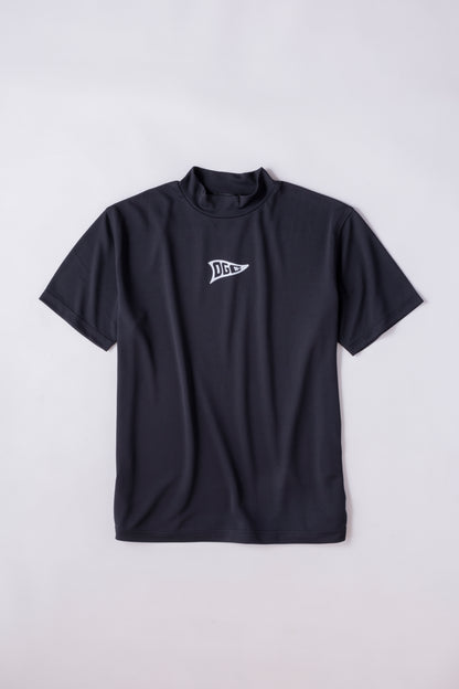 ＊NEW＊【UNISEX】Standard Mock neck Shirt LockupHS Swing Higa BK