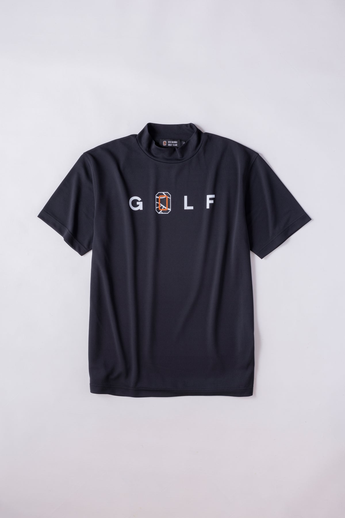 ＊NEW＊【UNISEX】Standard Mock neck Shirt G"O"LF×Logotype BK
