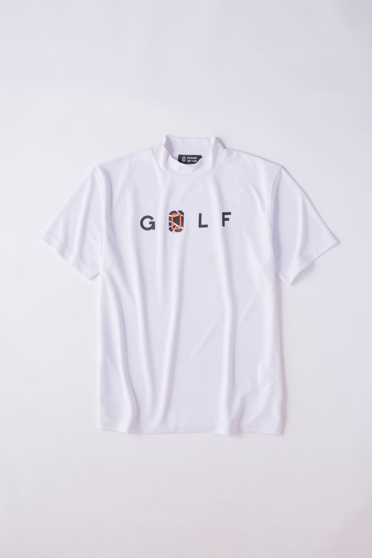 ＊NEW＊【UNISEX】Standard Mock neck Shirt G"O"LF×Logotype WH