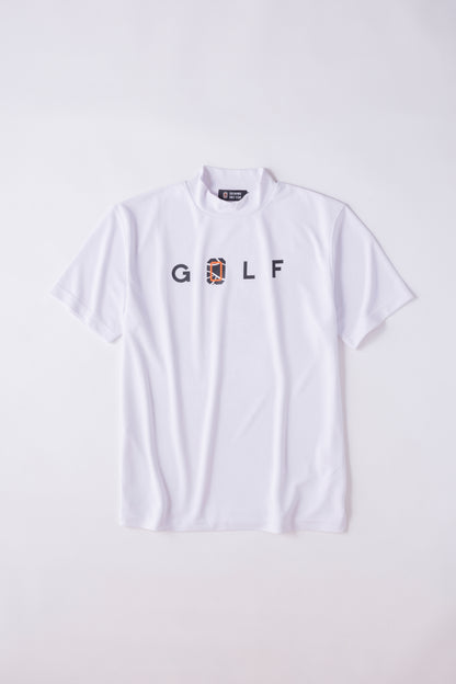 ＊NEW＊【UNISEX】Standard Mock neck Shirt G"O"LF×Logotype WH