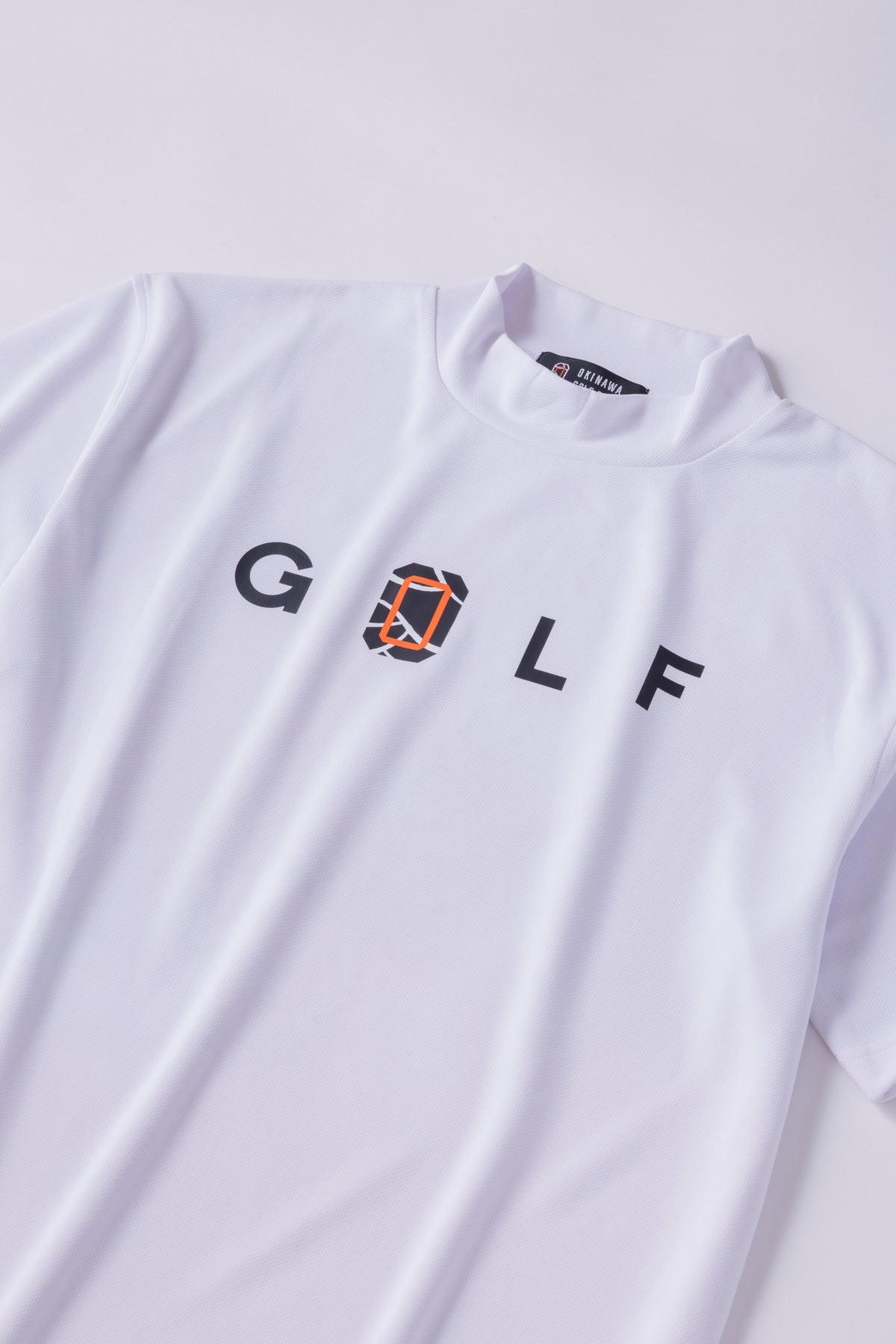 ＊NEW＊【UNISEX】Standard Mock neck Shirt G"O"LF×Logotype WH