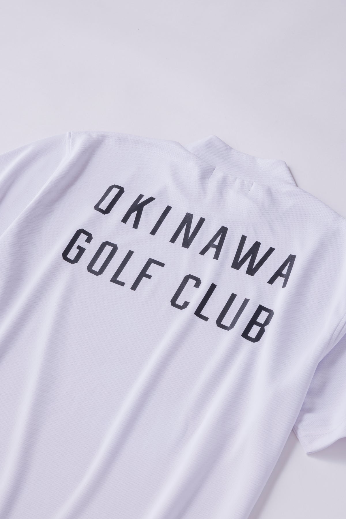＊NEW＊【UNISEX】Standard Mock neck Shirt G"O"LF×Logotype WH