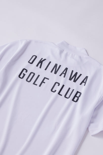 ＊NEW＊【UNISEX】Standard Mock neck Shirt G"O"LF×Logotype WH