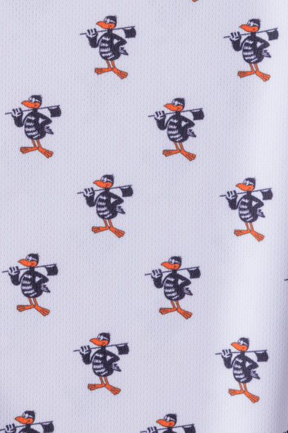 ＊NEW＊【UNISEX】Standard Mock neck Shirt Flag Higa Pattern WH