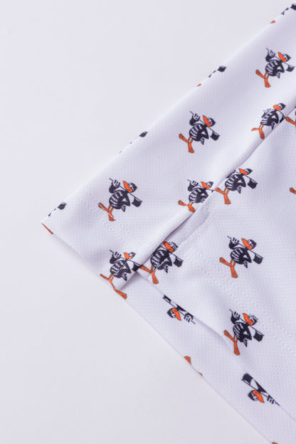 ＊NEW＊【UNISEX】Standard Mock neck Shirt Flag Higa Pattern WH